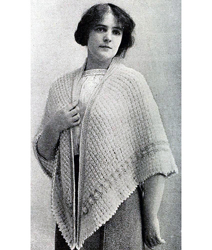 Crocheted Breakfast Shawl photo 1