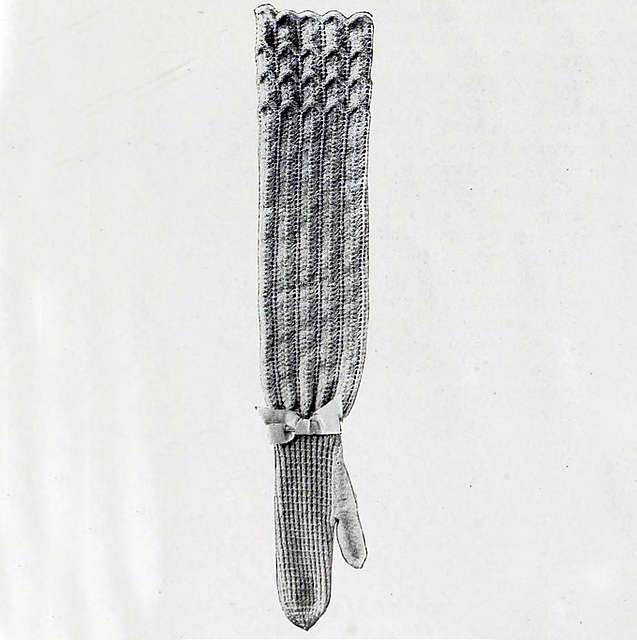 Ravelry Lady's Knitted Evening Mittens pattern by Lion Brand Yarn