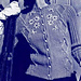 Snow Daisies Cardigan #1281 pattern 