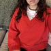 Borderline V neck sweater pattern 