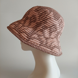 Bucket Sun Hat with a French Bulldog motif