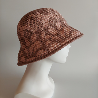 Bucket Sun Hat with a French Bulldog motif