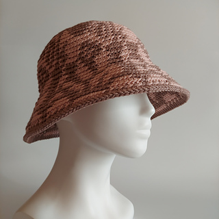 Bucket Sun Hat with a French Bulldog motif