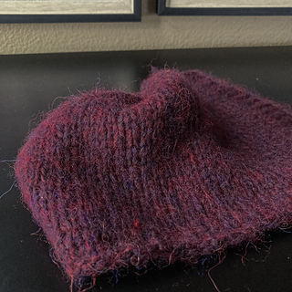 So lovely and fuzzy. Light and soft as air. (Photo taken post-blocking)