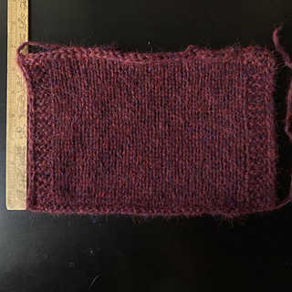 Pre-blocking: 6.5" tall Color not accurate