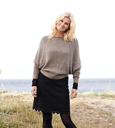 Benedicte, myk Dolman-skjortegenser - Katrine Hannibal at Önling