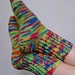 Toe Up Crocheted Sock With Gusset pattern 