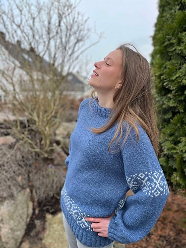 Terneholmen-genser - Ferdigstrikka (Vibeke Lauritsen)