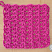 Iris Stitch Dishcloth pattern 