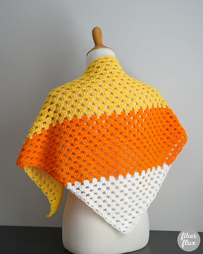 Candy Corn Shawlette