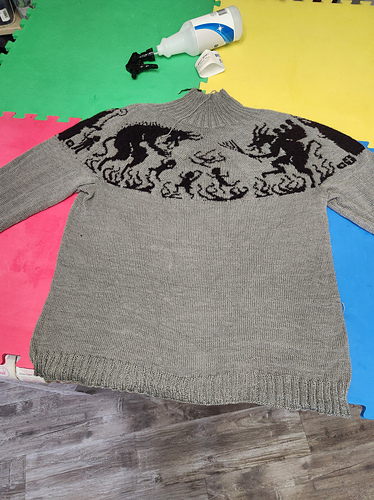 Krampus Yoked Genser - byFiberLoveDiary