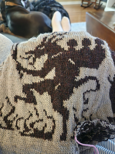Krampus Yoked Genser - byFiberLoveDiary