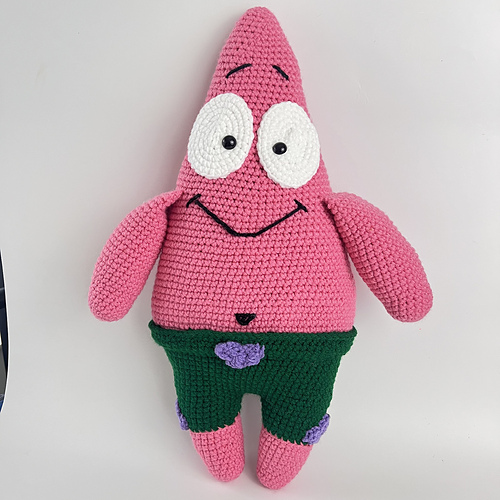 Patrick Star-dokke (Amigurumi) - Finolca Crochet