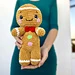 Gingerbread man Christmas pattern 