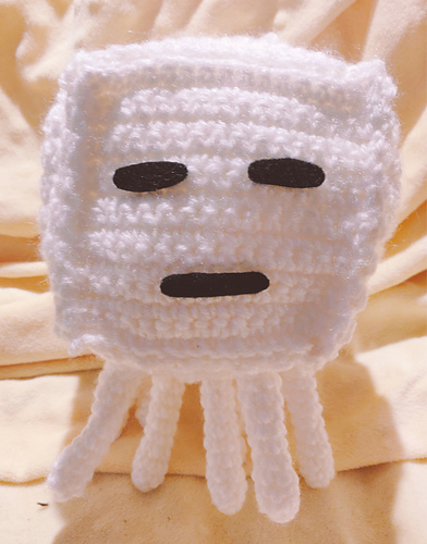 Ravelry: Minecraft Ghast pattern by Rachel Hulett