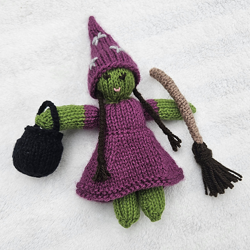 Ravelry: Knitted Witch pattern by Fitting in Knitting
