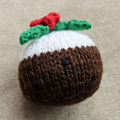 Knitted Christmas Pudding