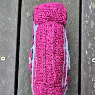 Caitlin Top View Knitted Toy Train