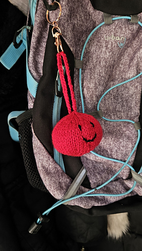 Knitted Red Nose Day Decoration