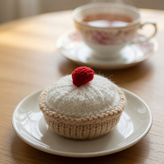 Knitted Tart Gift Display