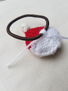 Little Knitted Santa Hairband