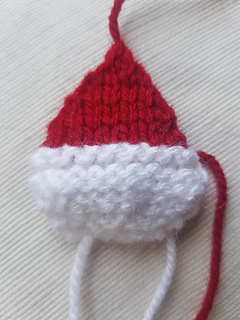 Knitted Santa Rear Piece