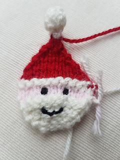 Adding Facial Features on Santa