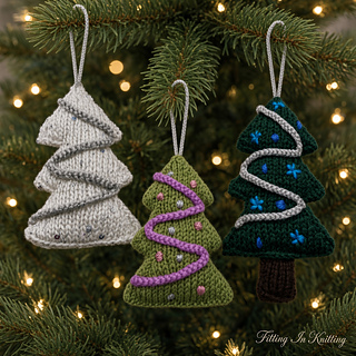 Knitted Christmas Trees Collection