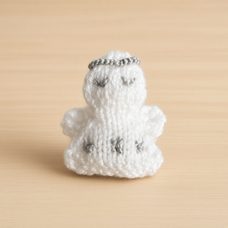 Little Knitted Angel Toy