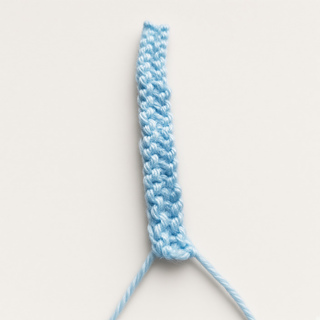 Little Knitted Snowman Scarf