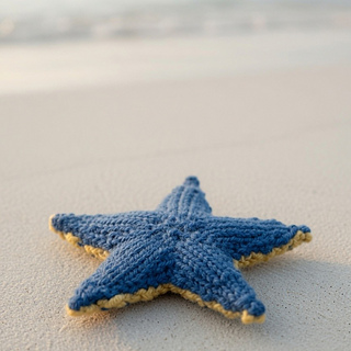 Big Knitted Toy Starfish