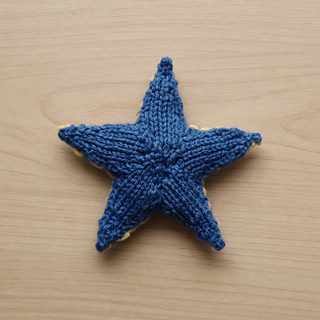 Big Knitted Starfish Toy