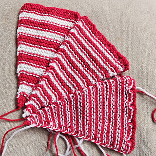 Stripey Knitted Bunting Options