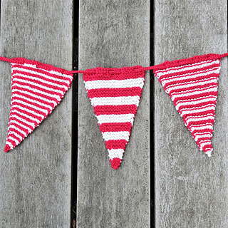 Striped Knitted Bunting
