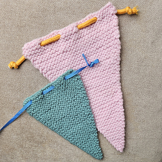 Larger Option for Knitted Bunting