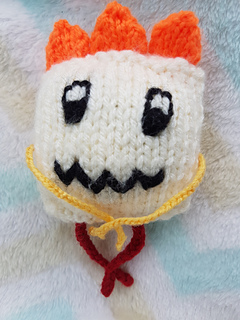 Knitted monster toys