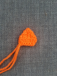 Knitted monster spikes