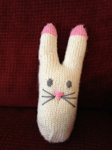 Knitted Sock Bunny photo 2