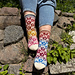 Socks Violka pattern 
