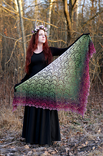 Leszczyna (Hazel) shawl