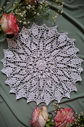 Łąkowa (Meadow) doily and mandala