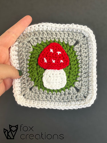 Sopp Granny Square - Monica Fox