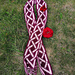 Celtic Ribbon Scarf pattern 