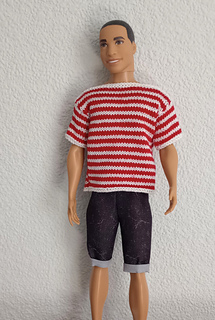Shown on a Ken doll