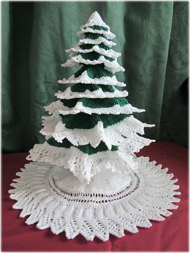 Ravelry: Knitted Christmas Tree pattern by Frances Powell