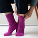 Tender Curl Socks pattern 