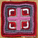 Log Cabin Grannysquare pattern 