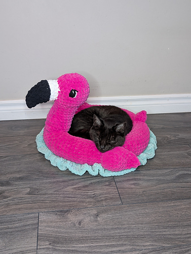 Flamingo Floatie Cat Bed