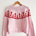 Folk Flower Sweater pattern 