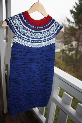 Marius tunika med rund sal - FrkChilli